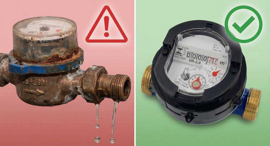 por que a troca preventiva de hidrômetros é uma decisão técnica inteligente